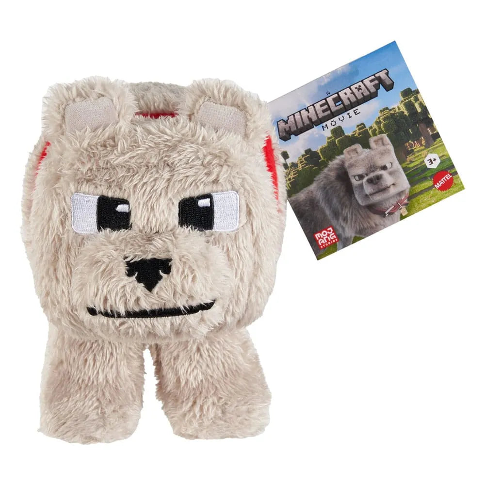 Ein Minecraft Film Plüschfigur Dennis der Wolf 20 cm - Smalltinytoystore