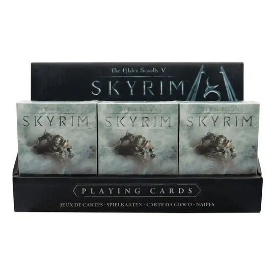 Elder Scrolls Skyrim Spielkarten Display (12)