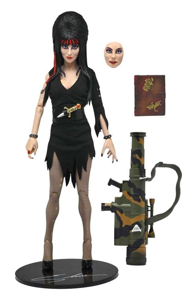 Elvira - Herrscherin der Dunkelheit Clothed Actionfigur Commando Elvira 20 cm - Smalltinytoystore