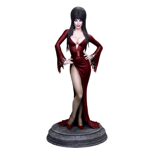 Elvira: Mistress of the Dark Maquette 1/4 Elvira (Red Glitter Dress) 48 cm - Smalltinytoystore