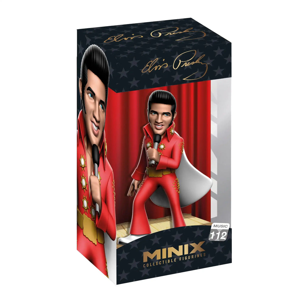 Elvis Presley Minix Figur Elvis Red Suit 12 cm - Smalltinytoystore