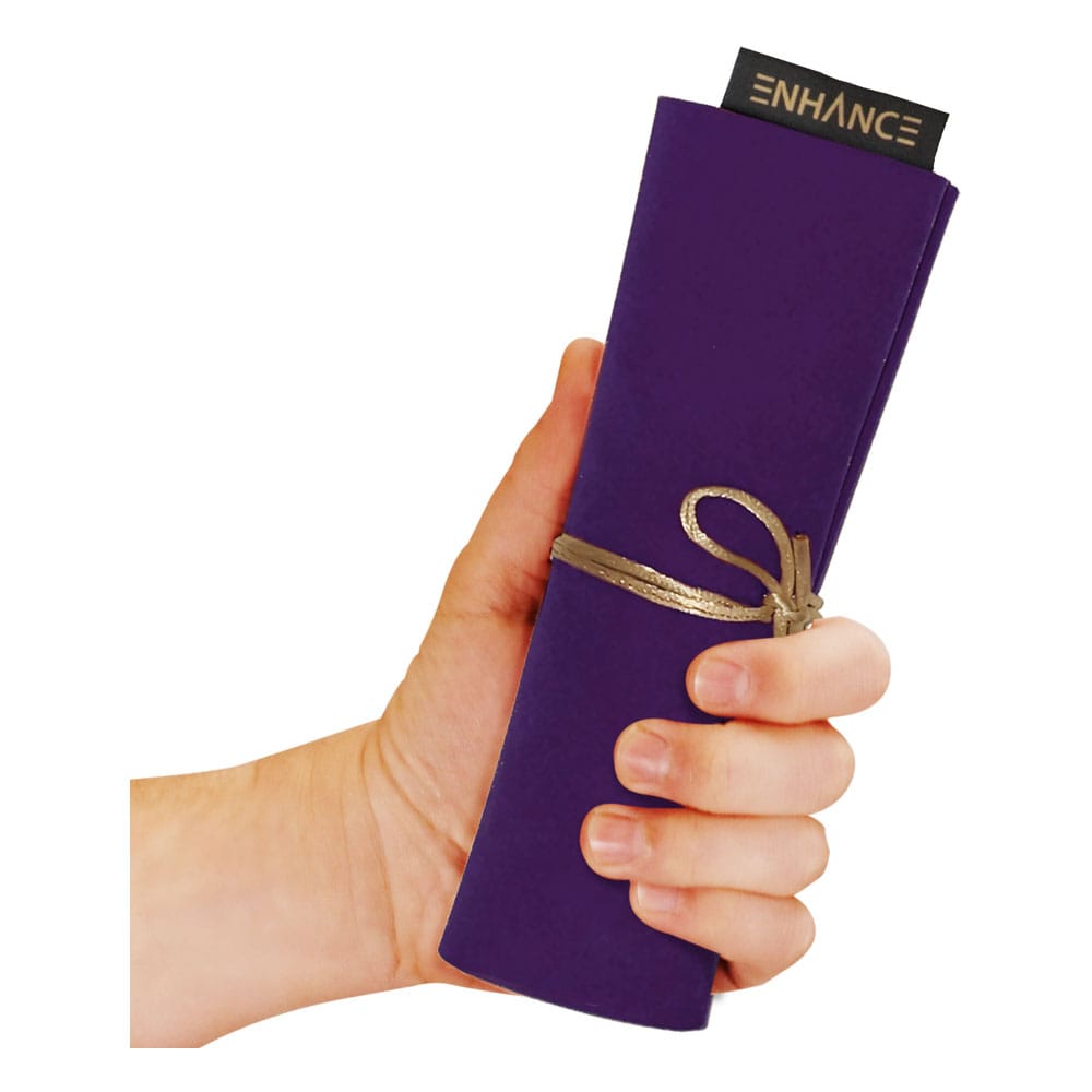 Enhance Tabletop Roll on a Scroll Würfeltasche mit Würfel Lila - Smalltinytoystore