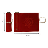 Enhance Tabletop Roll on a Scroll Würfeltasche mit Würfel Rot - Smalltinytoystore