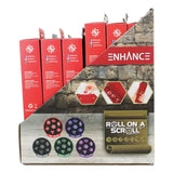 Enhance Tabletop Roll on a Scroll Würfeltasche mit Würfel Sortiment (15) - Smalltinytoystore