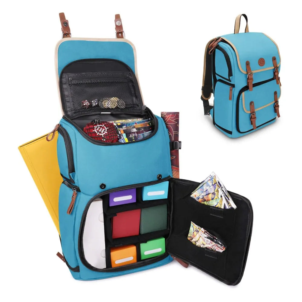 Enhance TCG Series Trading Card Backpack Designer Edition Blue Full-size - Smalltinytoystore