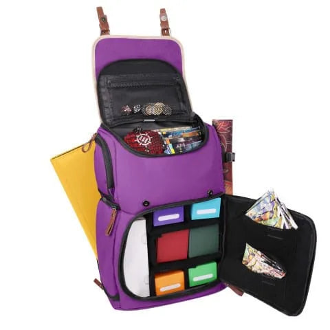 Enhance TCG Series Trading Card Backpack Designer Edition Purple Full-size - Smalltinytoystore