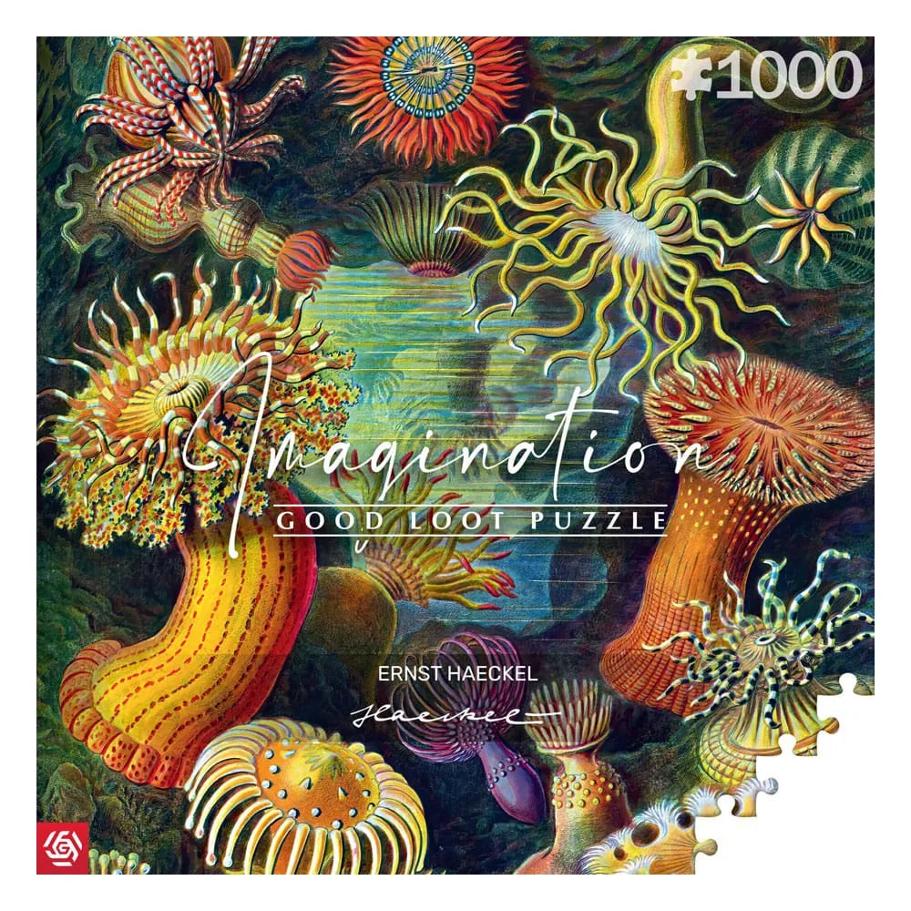 Ernst Haeckel Imagination Puzzle Sea Anemones/Stworzenia morskie (1000 Teile) - Smalltinytoystore
