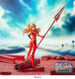Evangelion: 3.0+1.0 Thrice Upon a Time Luminasta PVC Statue Asuka Shikinami Langley x Spear of Longinus 20 cm - Smalltinytoystore