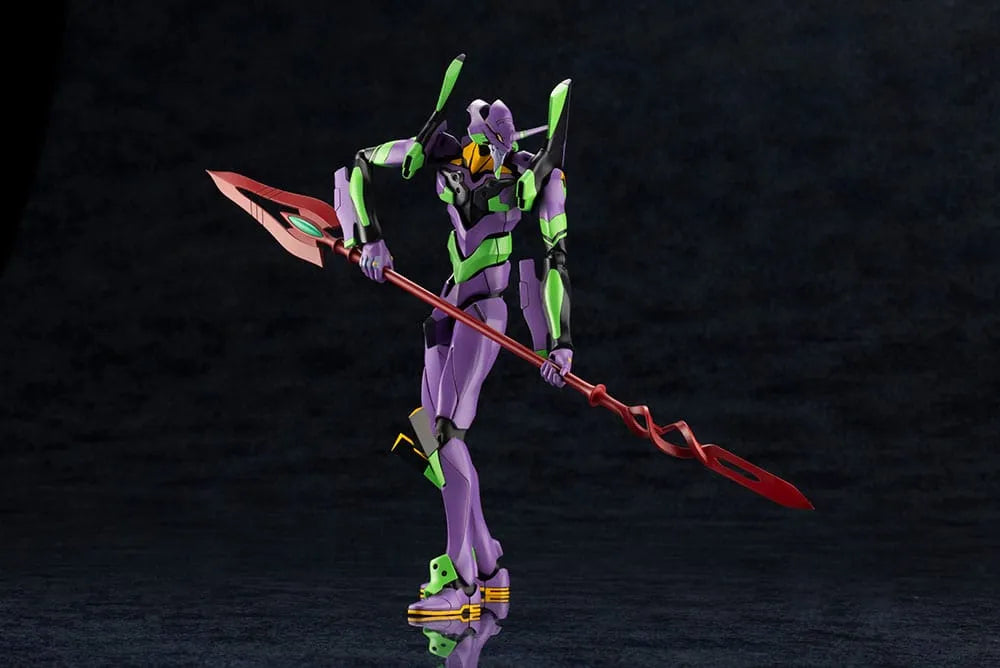 Evangelion: 3.0 + 1.0 Thrice Upon a Time Plastic Model Kit 1/400 Evangelion Test Type-01 with Spear of Cassius 19 cm - Smalltinytoystore