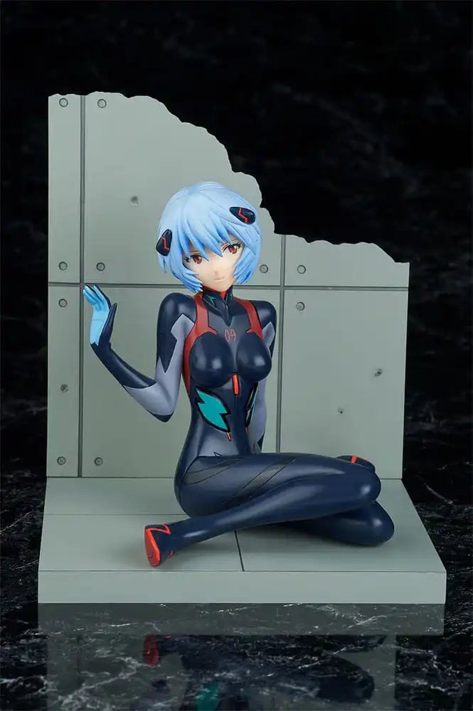 Evangelion 4.0 Final PVC Statue 1/7 Tentative Name Rei Ayanami Plugsuit Ver. New Movie Edition 10 cm - Smalltinytoystore