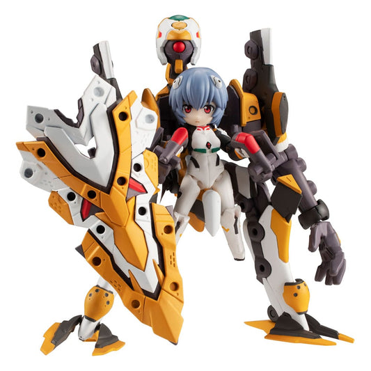 Evangelion Desktop Army Actionfiguren Ayanami Rei & Evangelion No. 0 (Kai) 15 cm - Smalltinytoystore