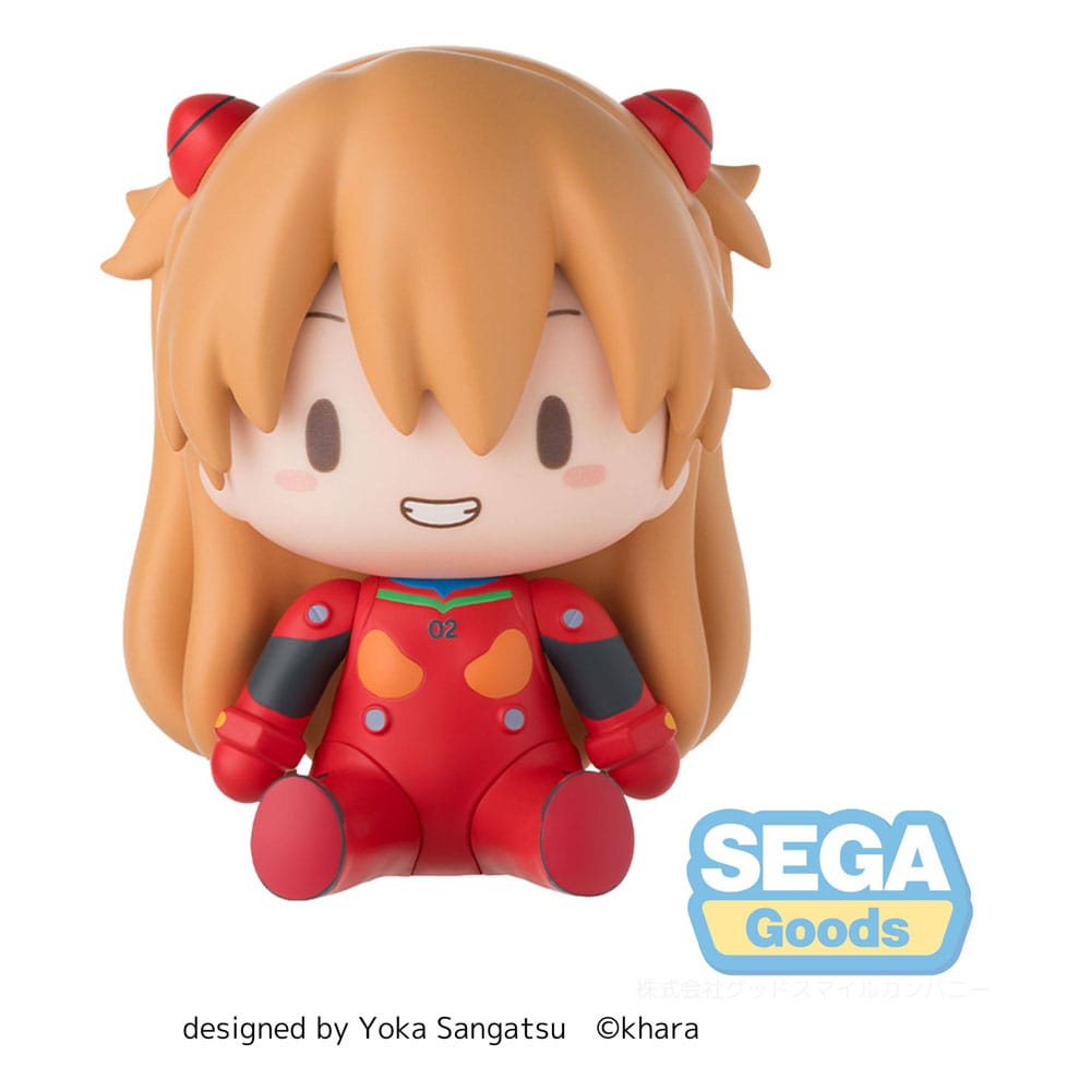 Evangelion: New Theatrical Edition Fuwa Petit Chibi Figur Asuka Plug Suit 8 cm - Smalltinytoystore