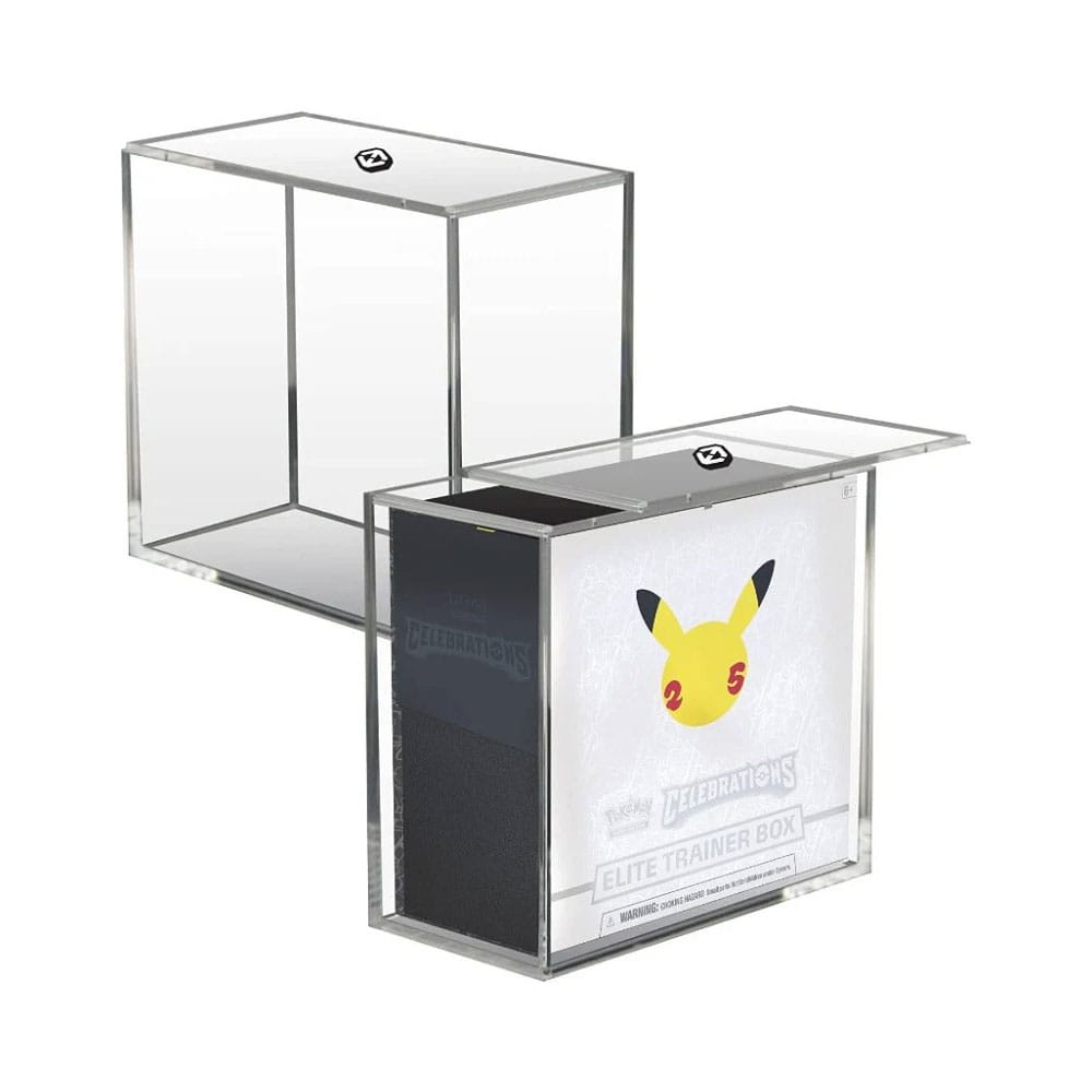 Evoretro Acryl Display Case für Booster Boxen / Elite Trainer Boxes Ver. 2 with Sliding Lid - Smalltinytoystore