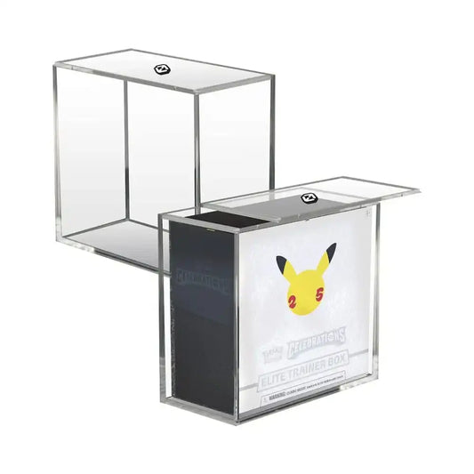 Evoretro Acryl Display Case für Booster Boxen / Elite Trainer Boxes Ver. 2 with Sliding Lid - Smalltinytoystore