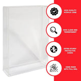 Evoretro Acryl Display Cases 2er-Pack für Actionfiguren - Smalltinytoystore