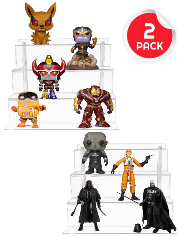 Evoretro Acryl Displayregal 2er-Pack RS9 - Smalltinytoystore