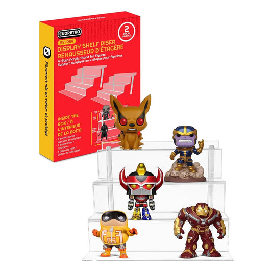 Evoretro Acryl Displayregal 2er-Pack RS9 - Smalltinytoystore