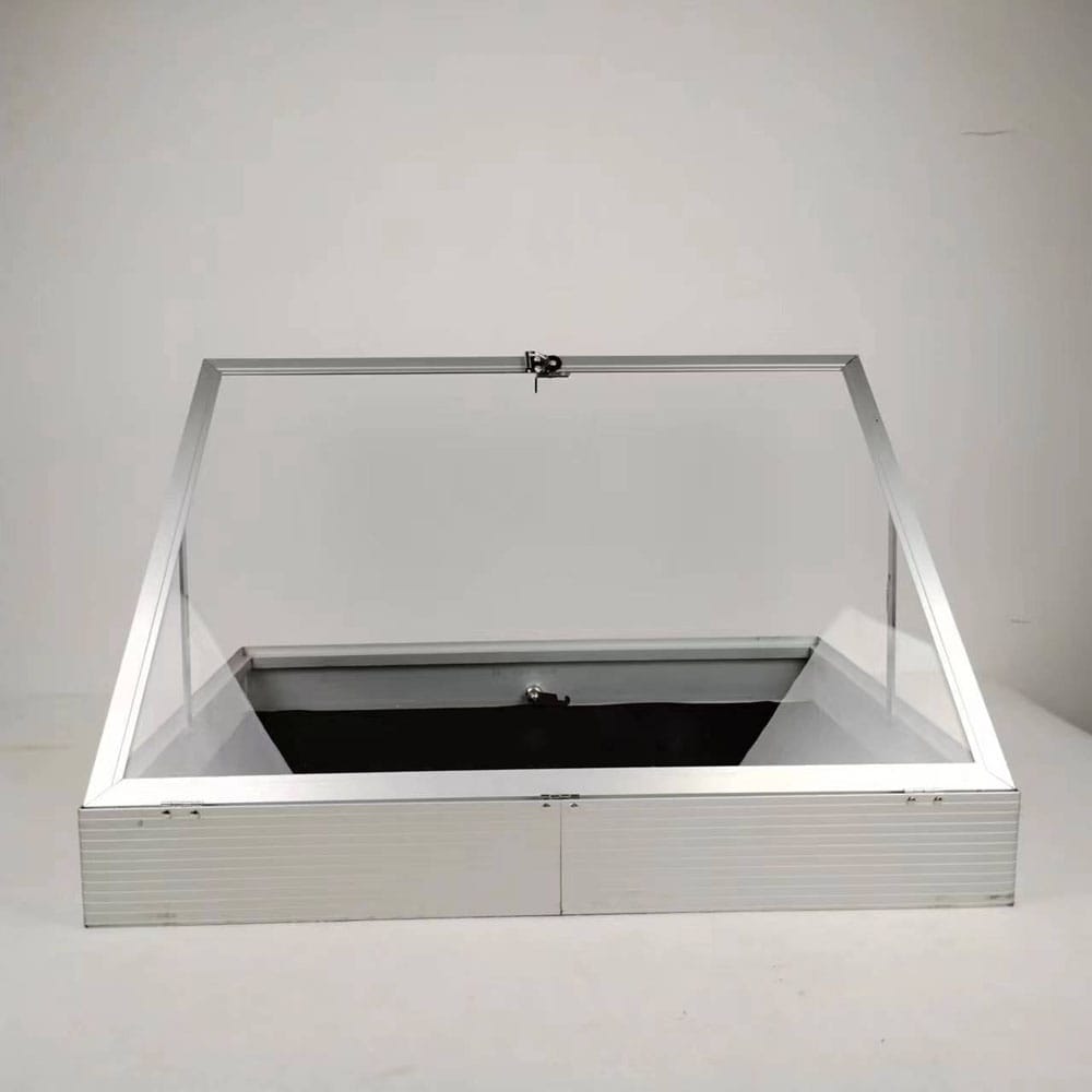 Evoretro Aluminum Display Case Silver - Smalltinytoystore