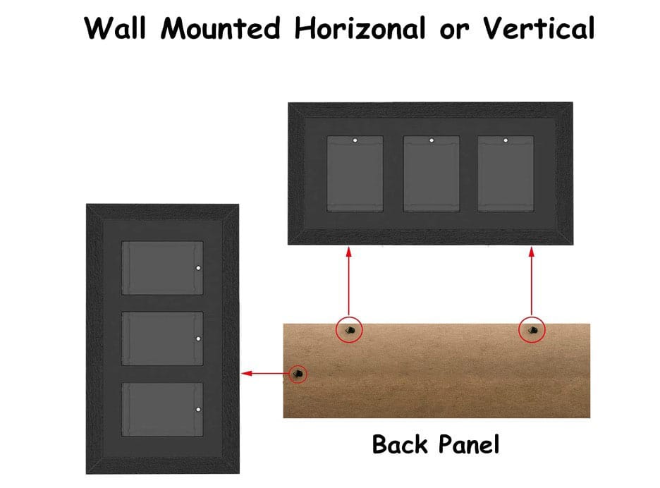 Evoretro Displayrahmen für 3 PSA Graded Cards - Smalltinytoystore