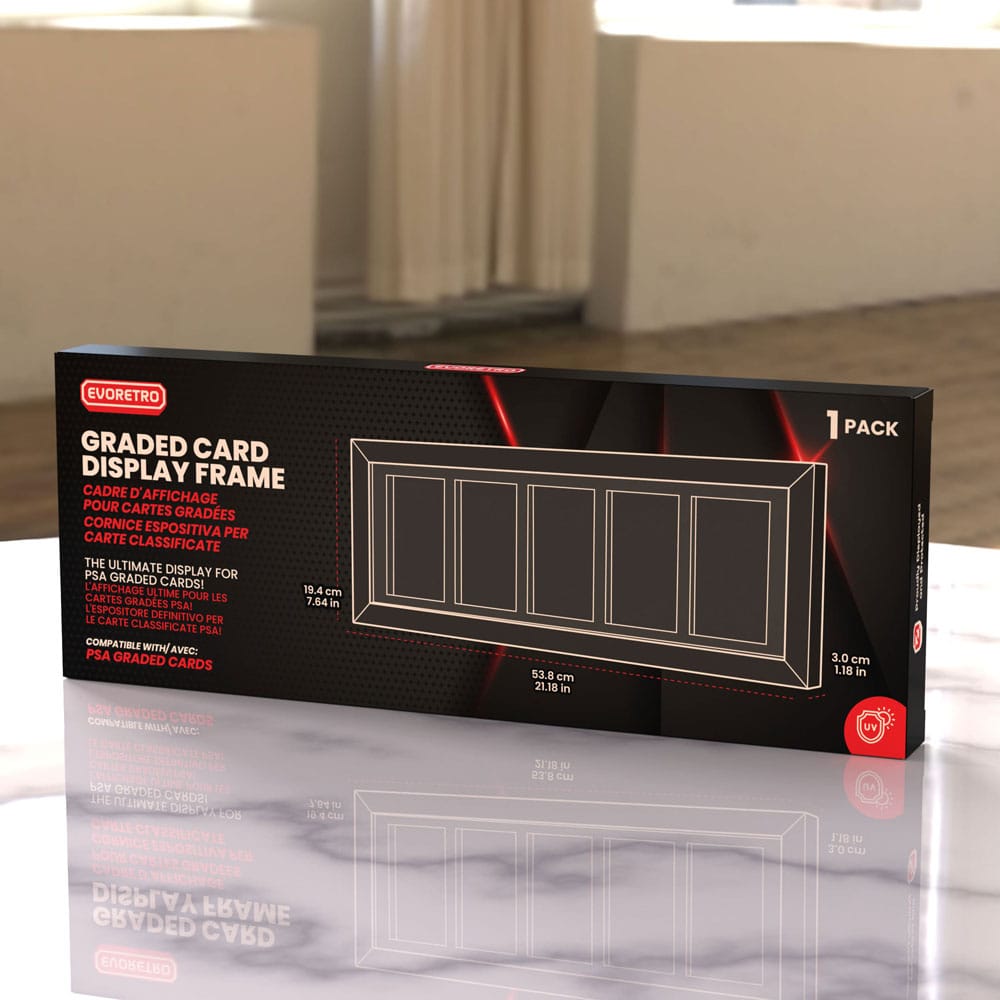 Evoretro Displayrahmen für 5 PSA Graded Cards - Smalltinytoystore