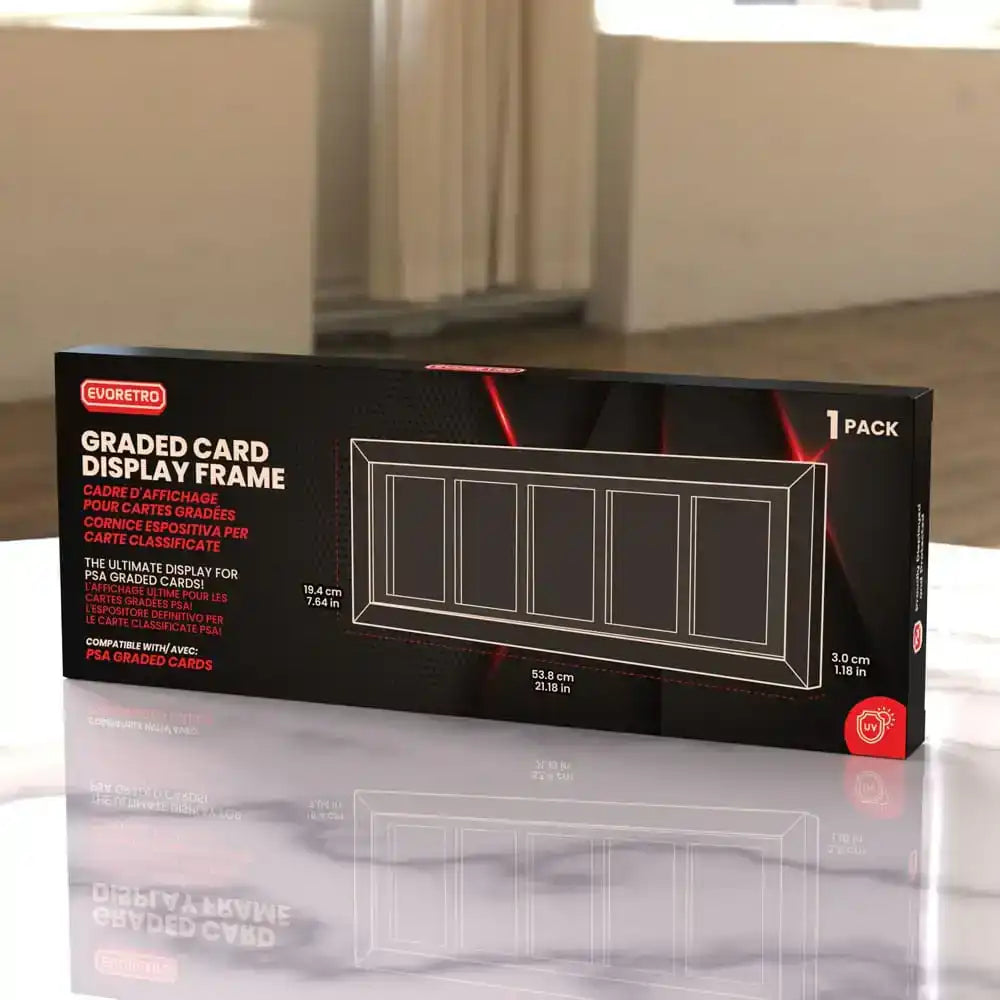 Evoretro Displayrahmen für 5 PSA Graded Cards - Smalltinytoystore