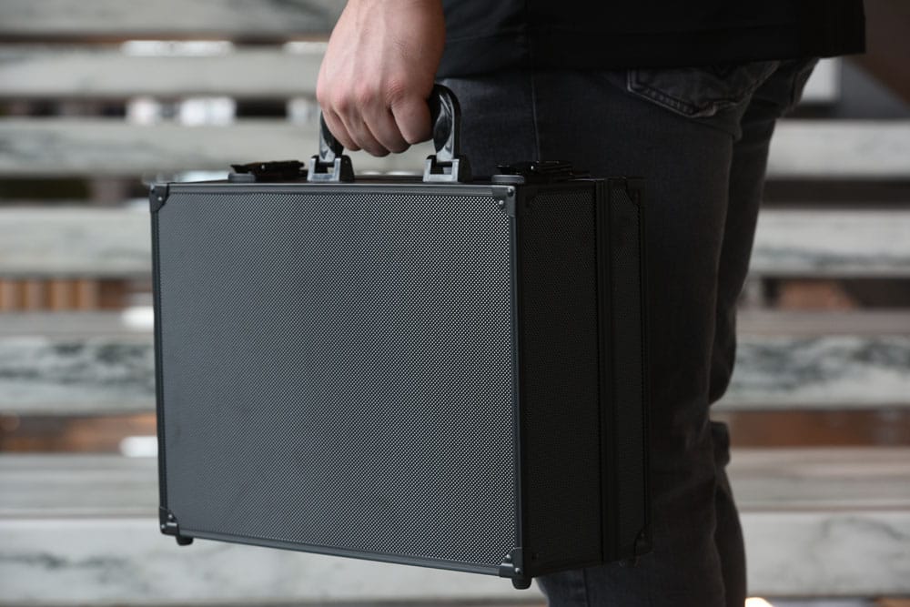 Evoretro Trading Card Koffer Black - Smalltinytoystore