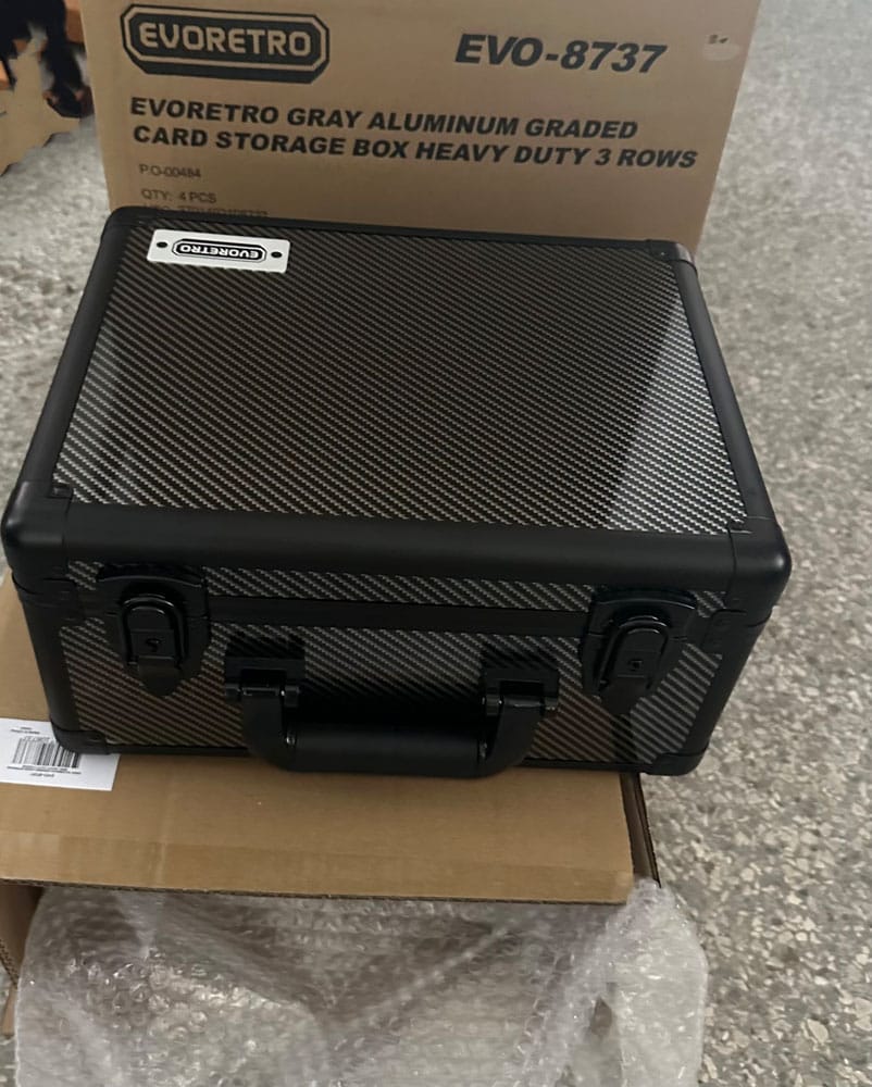 Evoretro Trading Card Koffer Silver/Gray Small - Smalltinytoystore