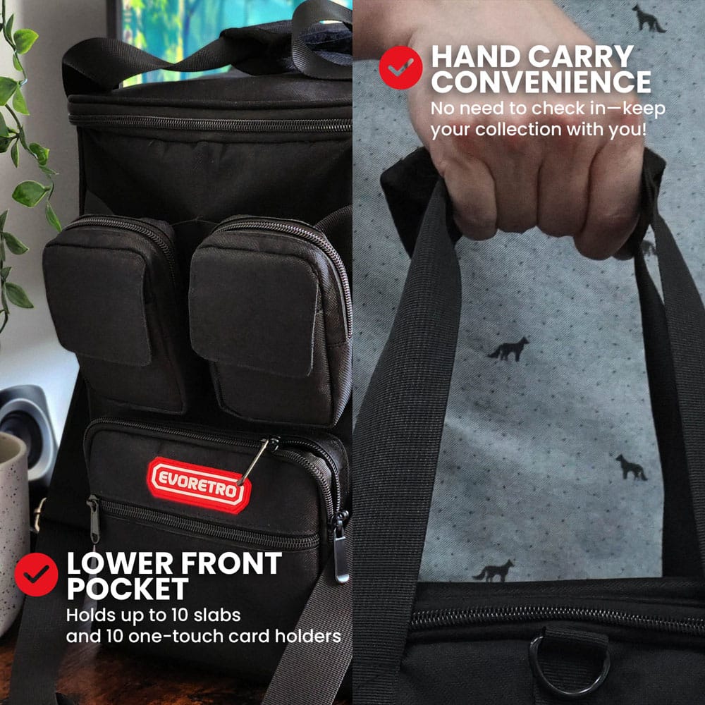 Evoretro Trading Card Rucksack Black - Smalltinytoystore