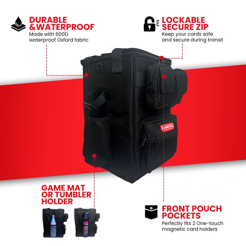 Evoretro Trading Card Rucksack Black - Smalltinytoystore