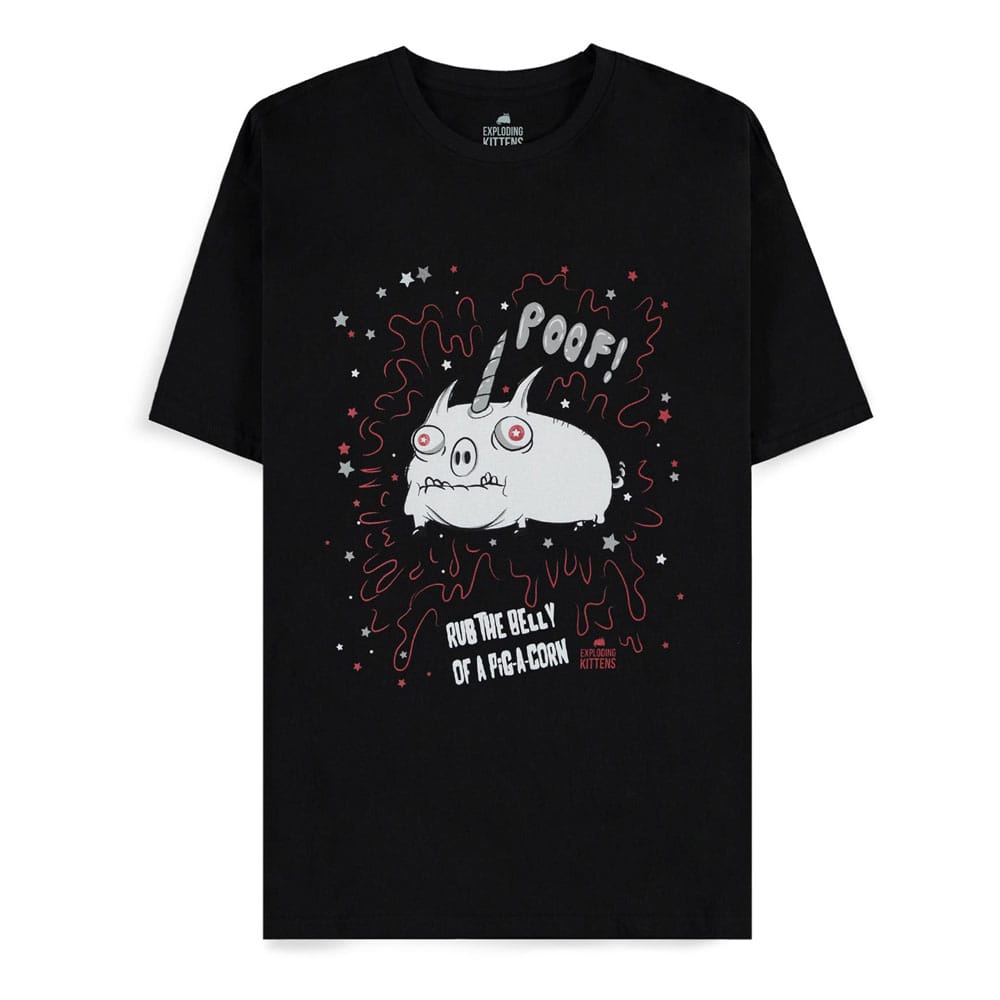 Exploding Kittens T-Shirt POOF! Größe L - Smalltinytoystore
