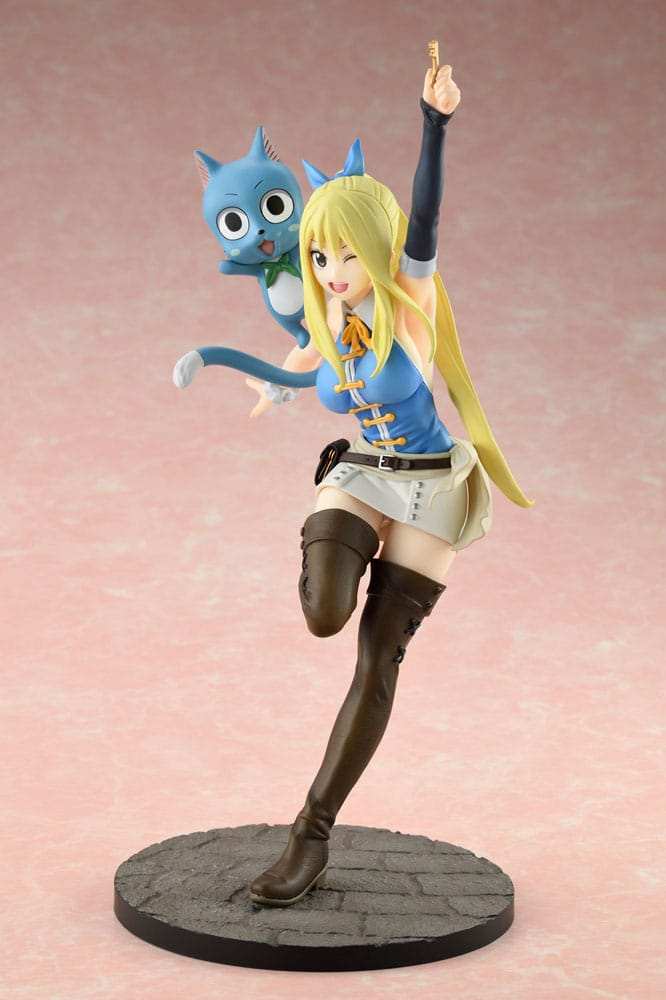 Fairy Tail PVC Statue 1/8 Lucy Heartfilia Wink Ver. 23 cm - Smalltinytoystore