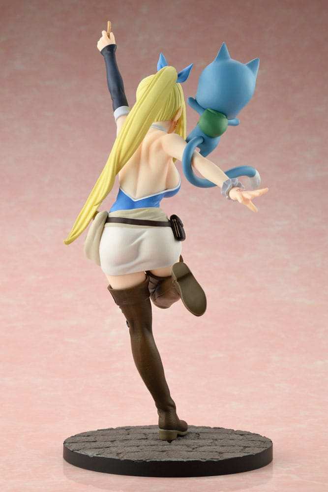 Fairy Tail PVC Statue 1/8 Lucy Heartfilia Wink Ver. 23 cm - Smalltinytoystore