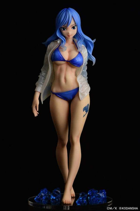 Fairy Tail Statue 1/6 Jubia Lokser Gravure_Stylesee-through wet shirt 25 cm - Smalltinytoystore