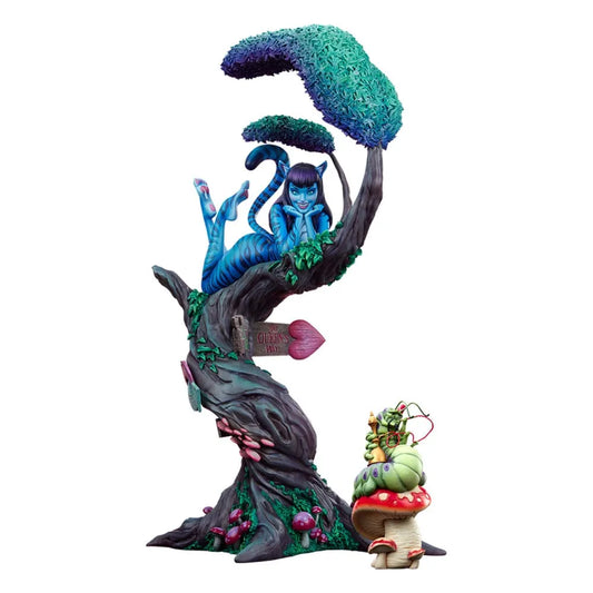 Fairytale Fantasies Collection Statue Lady Cheshire Cat (Deluxe Edition) 63 cm - Smalltinytoystore