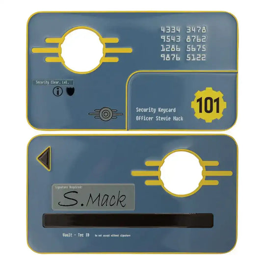 Fallout 3 Replik Vault 101 Security Keycard Limited Edition