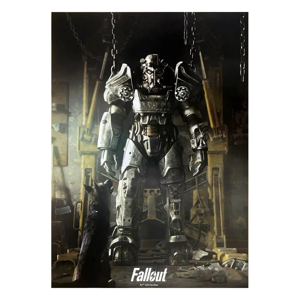Fallout 4 Kunstdruck Power Armor 30 x 40 cm - ungerahmt - Smalltinytoystore