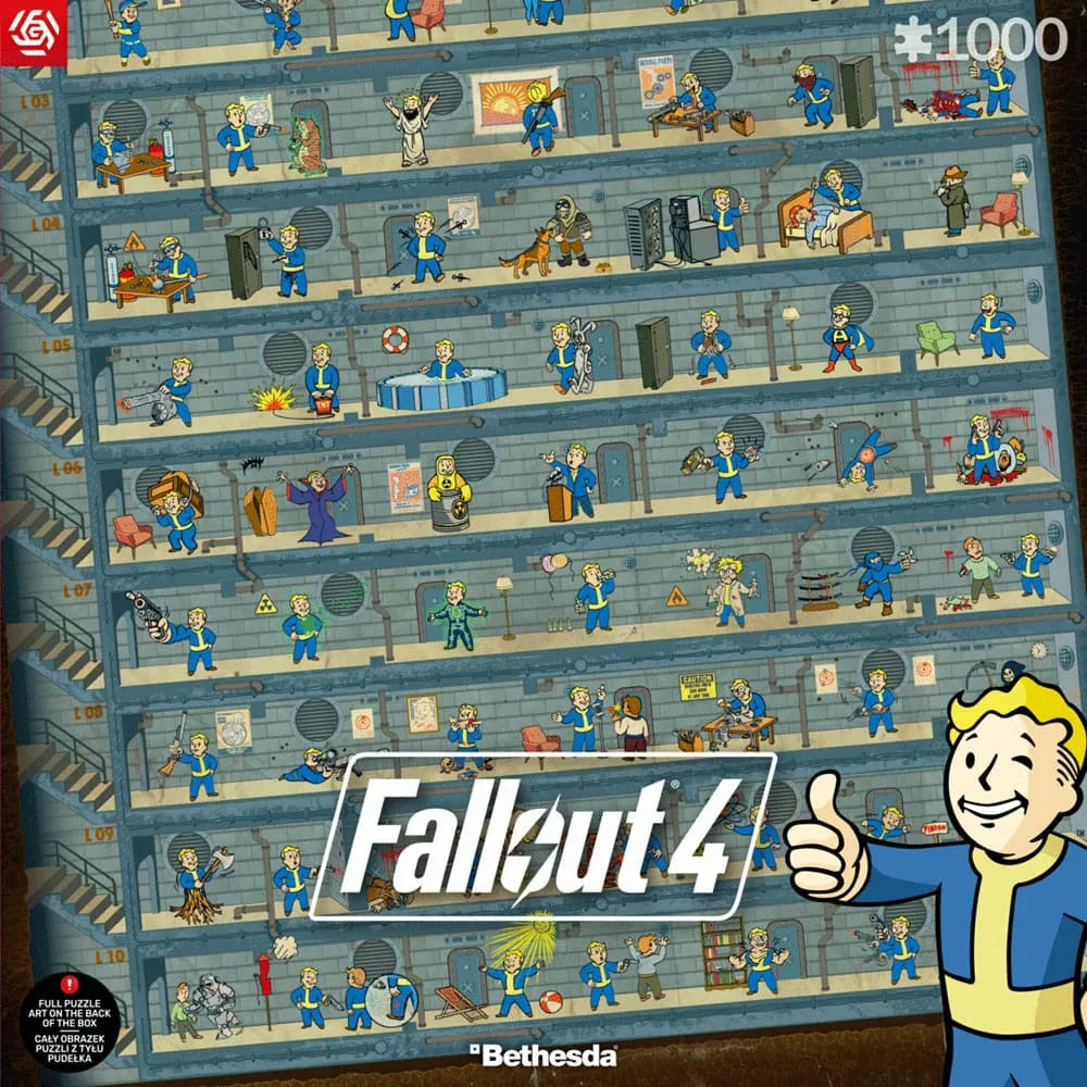 Fallout 4 Puzzle Perk Poster (1000 Teile) - Smalltinytoystore