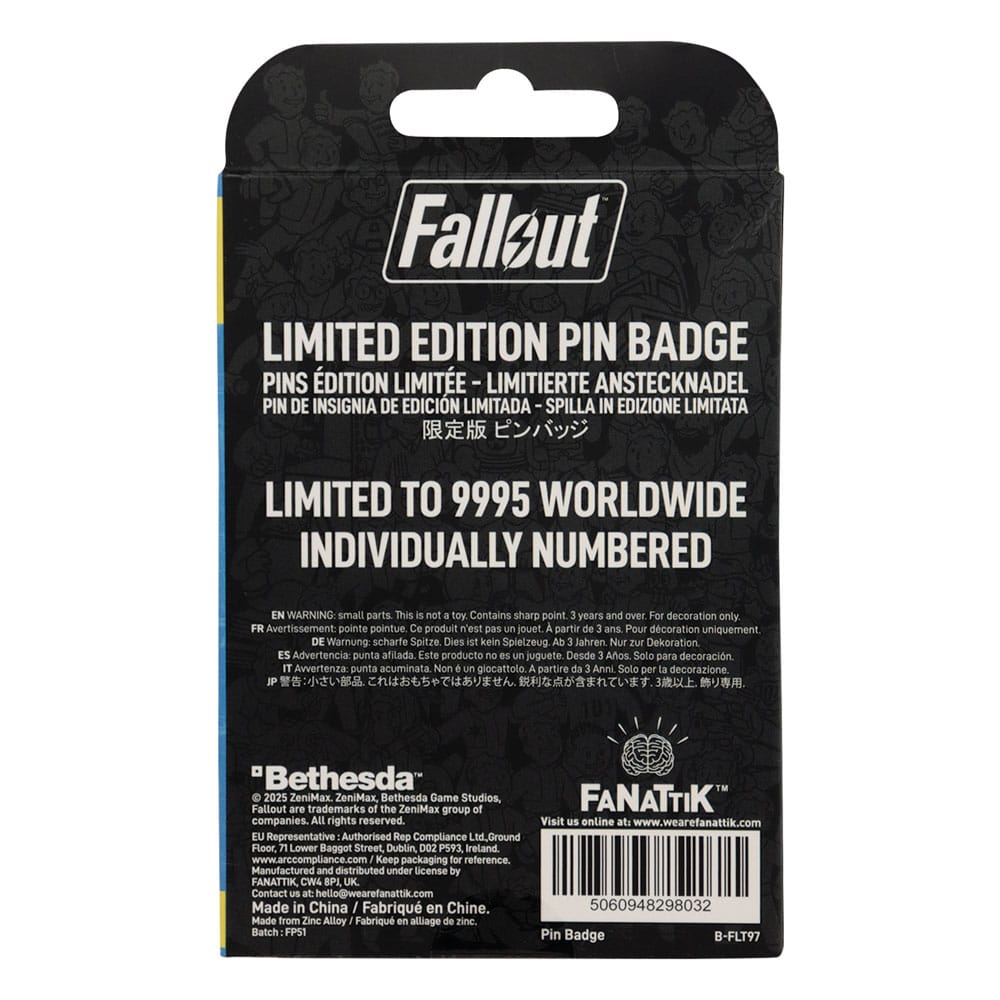 Fallout Ansteck-Pin Charisma Boy Limited Edition - Smalltinytoystore