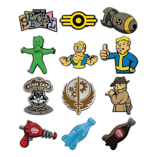 Fallout Ansteck-Pins Mystery Pin Badge Volume 2 Display (12) - Smalltinytoystore