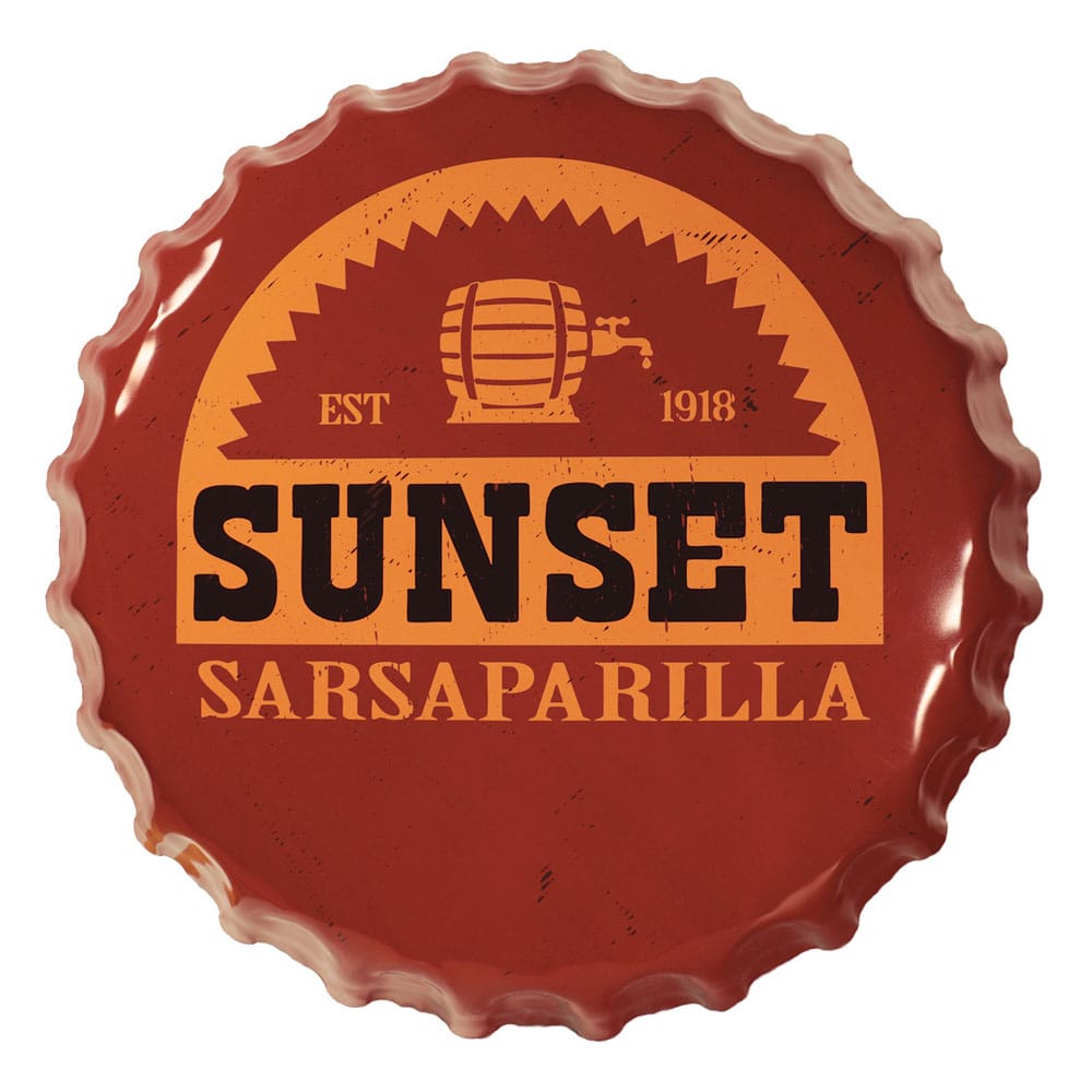 Fallout Blechschild Sunset Sarsaparilla Bottle Cap - Smalltinytoystore