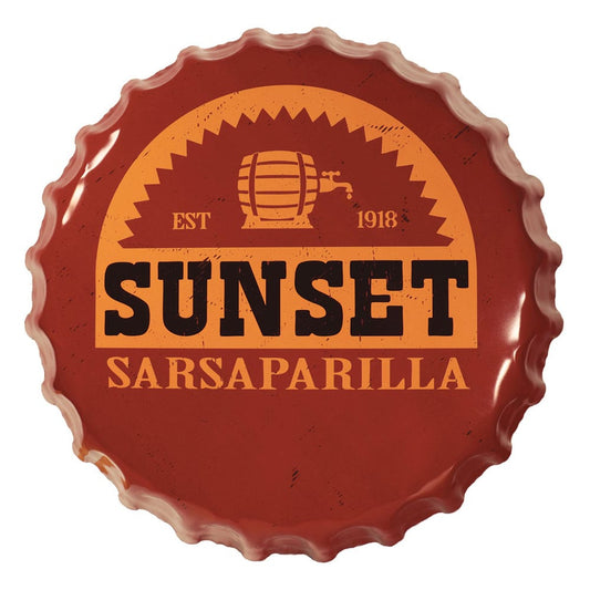 Fallout Blechschild Sunset Sarsaparilla Bottle Cap - Smalltinytoystore