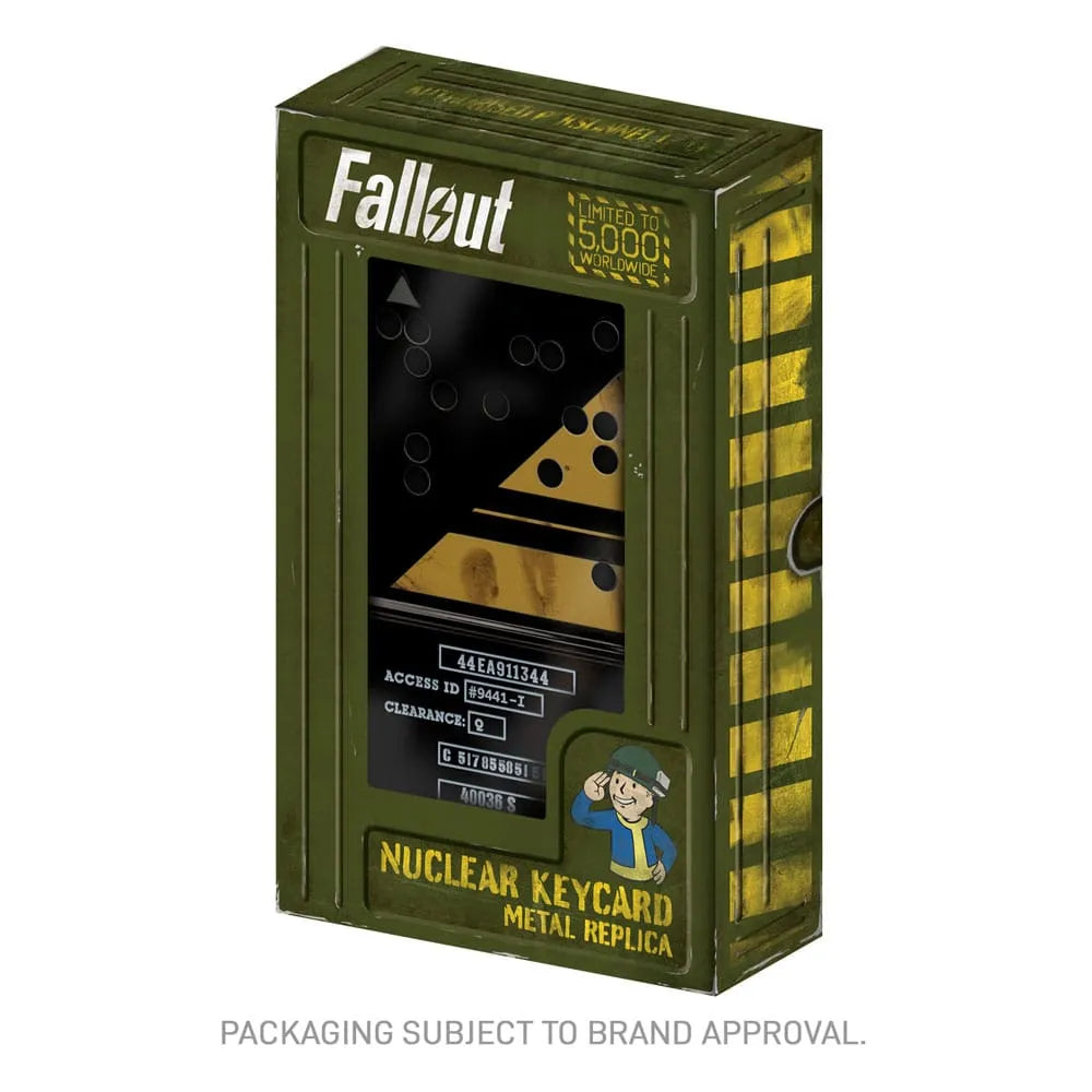 Fallout Eternal Replik Nuclear Keycard Limited Edition - Smalltinytoystore