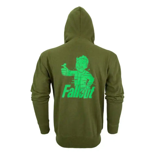 Fallout Kapuzenpullover mit Reißverschluß Analog Pip-Boy Größe XL - Smalltinytoystore