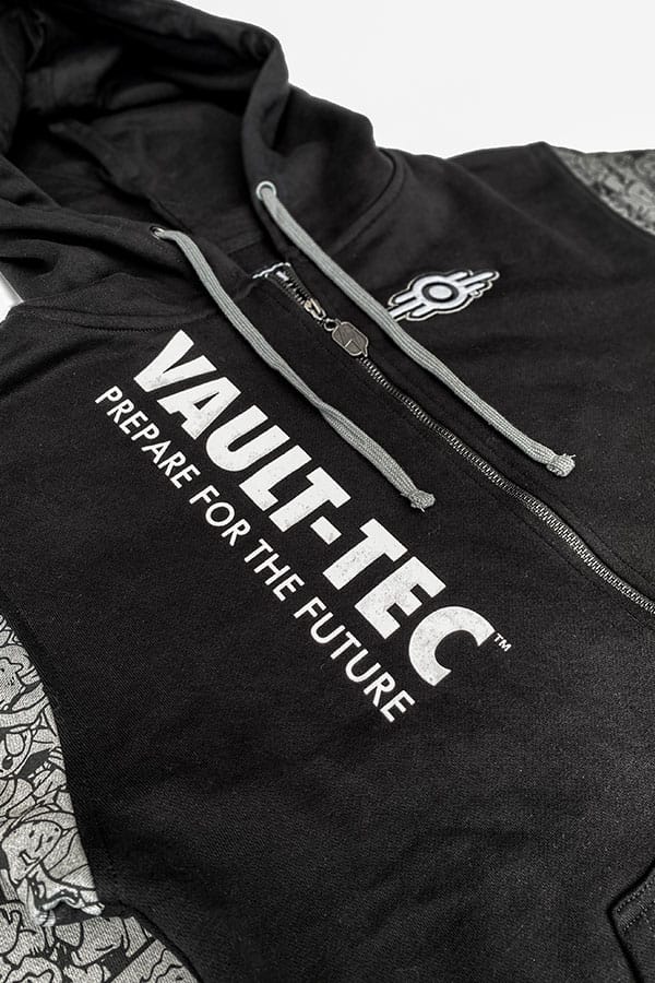 Fallout Kapuzenpullover mit Reißverschluß Vault-Tec Größe XL - Smalltinytoystore