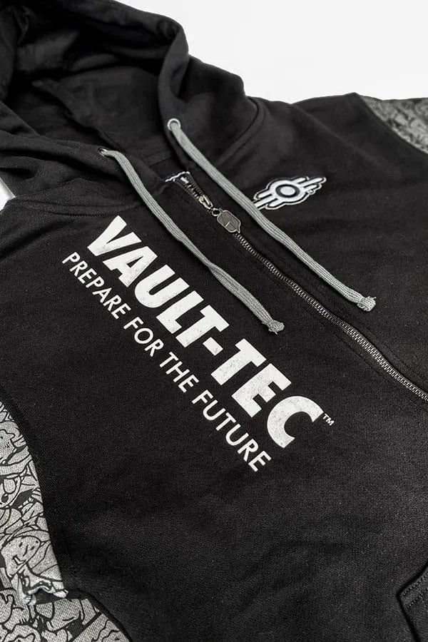 Fallout Kapuzenpullover mit Reißverschluß Vault-Tec Größe XL - Smalltinytoystore