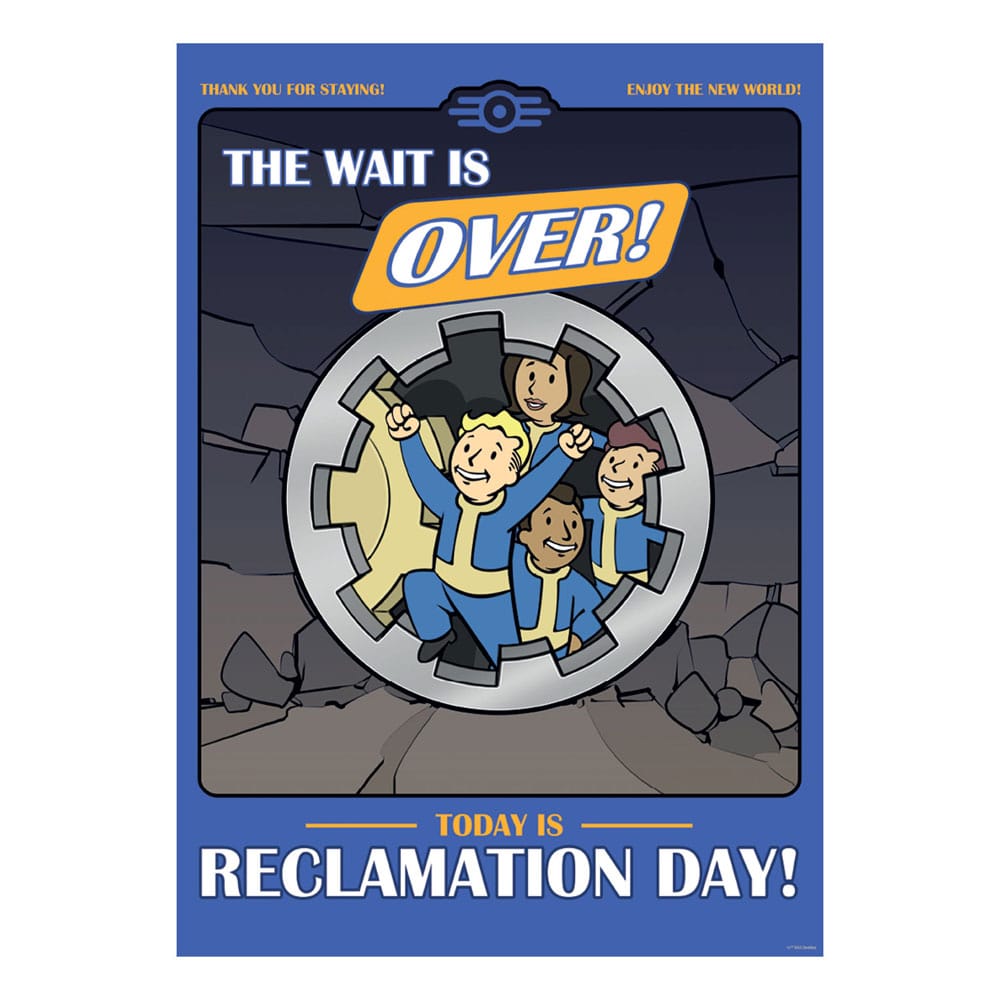 Fallout Kunstdruck Reclamation Day Limited Edition 42 x 30 cm - Smalltinytoystore