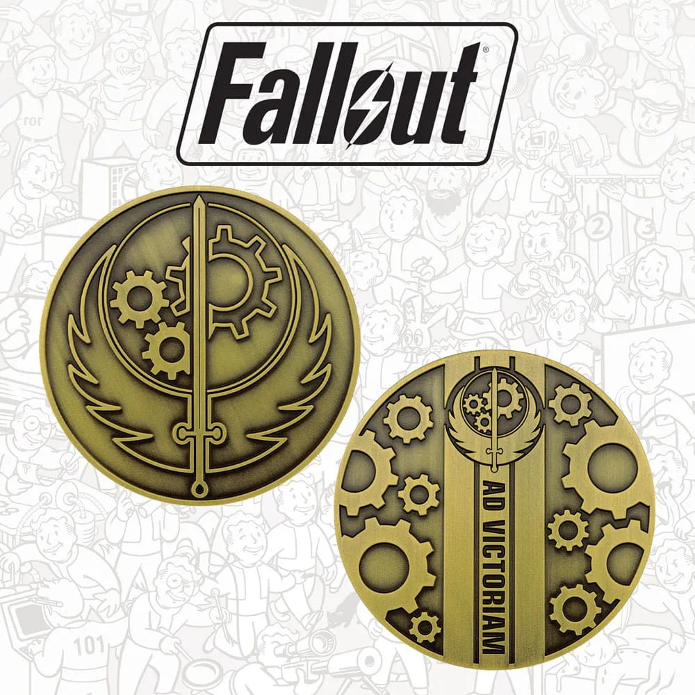 Fallout Medaille Brotherhood of Steel - Smalltinytoystore