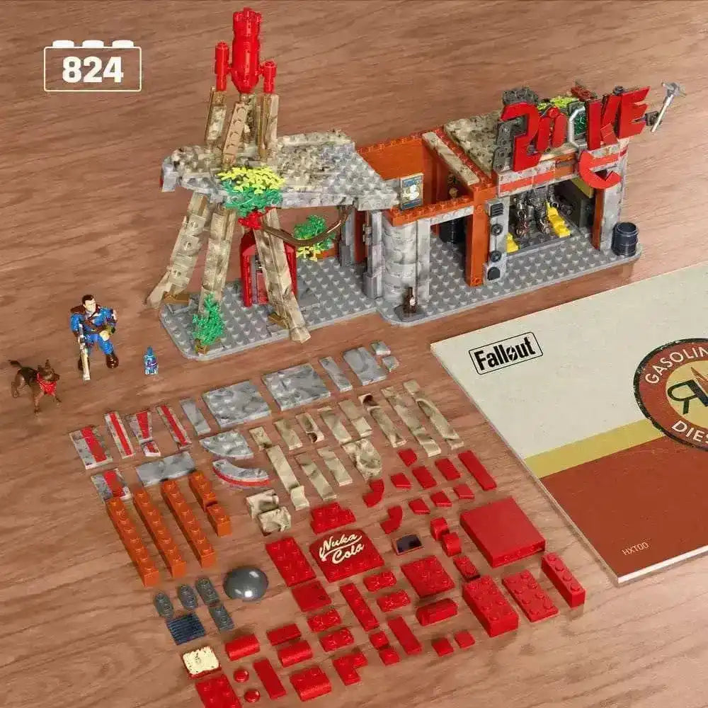 Fallout MEGA Bauset Red Rocket Truck Stop - Smalltinytoystore