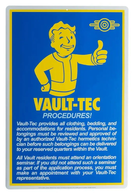 Fallout Metallschild Procedures