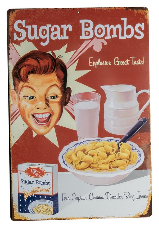 Fallout Metallschild Sugar Bombs